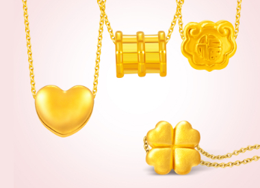 Selected 999 Pure Gold Pendants only at $99 (U.P. $199)